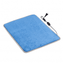 Heated mat 50x40 cm with thermal insulation and Comfort regulator 'Color: blue'