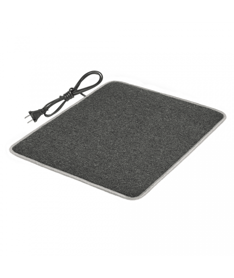 Heated mat 50x40 cm with thermal insulation Standard 'Color: black'