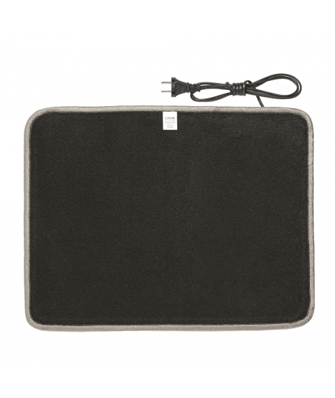 Heated mat 50×60 cm with thermal insulation Comfort 'Color: brown'