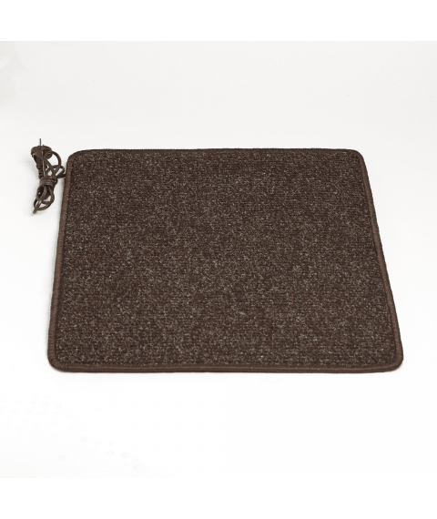 Heated mat 50x60 cm with thermal insulation Standard 'Color: dark red'