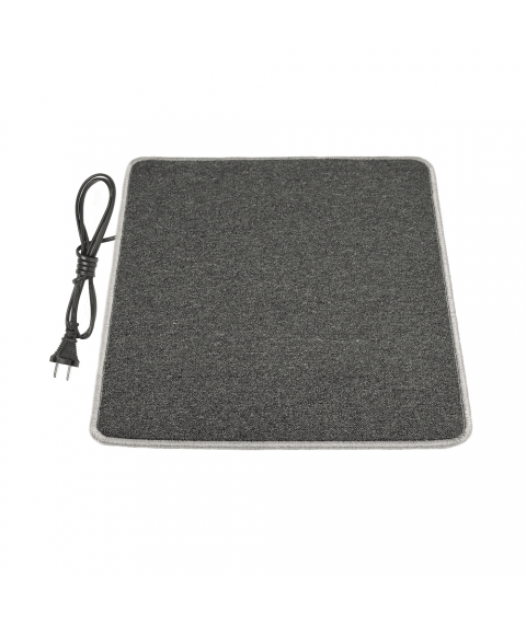 Heated mat 50x60 cm with thermal insulation Standard 'Color: dark gray'