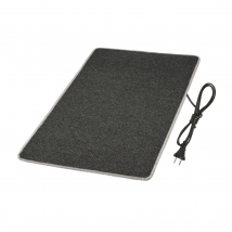 Heated mat 50x80 cm with thermal insulation Standard 'Color: dark gray' 039;