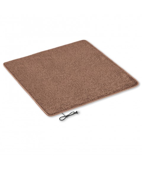 Rug with heated 200×300 cm with thermal insulation Comfort 'Color: dark gray'