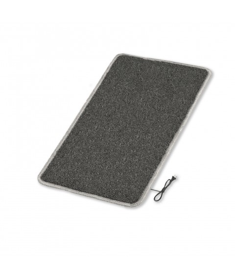 Heated mat 100x200 cm with thermal insulation Standard 'Color: dark gray'