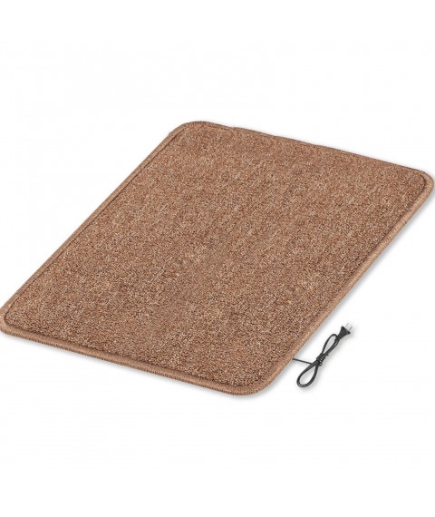 Heated mat 100x100 cm with thermal insulation Standard 'Color: dark red'