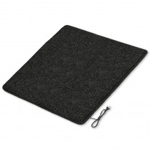 Heated mat 100x100 cm with thermal insulation Standard 'Color: black'