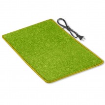 Heated mat 50x40 cm with thermal insulation Comfort 'Color: light green'