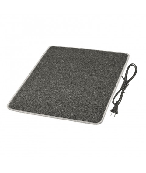 Heated mat 50x60 cm with thermal insulation Standard 'Color: dark gray'