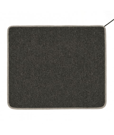 Heated mat 50x40 cm with thermal insulation Standard 'Color: black'