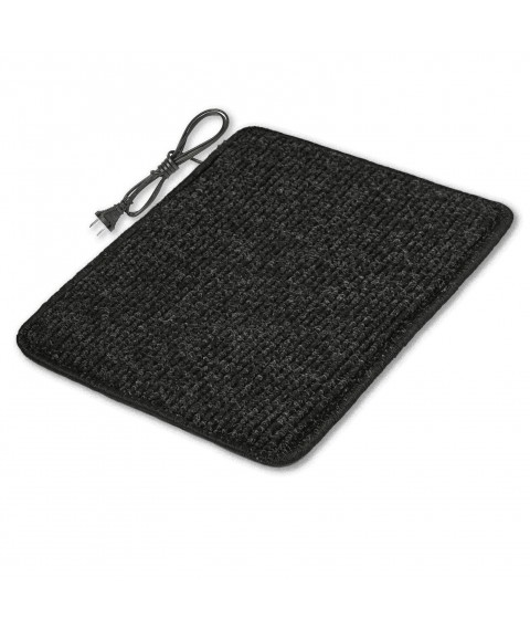 Heated mat 50x40 cm with thermal insulation Standard 'Color: black'