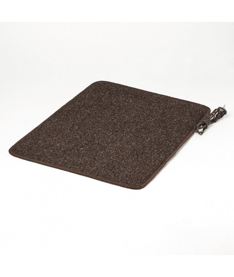 Heated mat 50x60 cm with thermal insulation Standard 'Color: dark red'