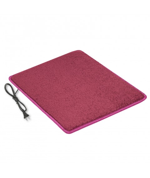 Heated mat 50x80 cm with thermal insulation Comfort 'Color: light gray'