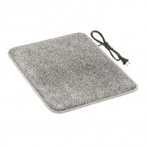 Heated mat 50×60 cm with thermal insulation Comfort 'Color: dark gray'