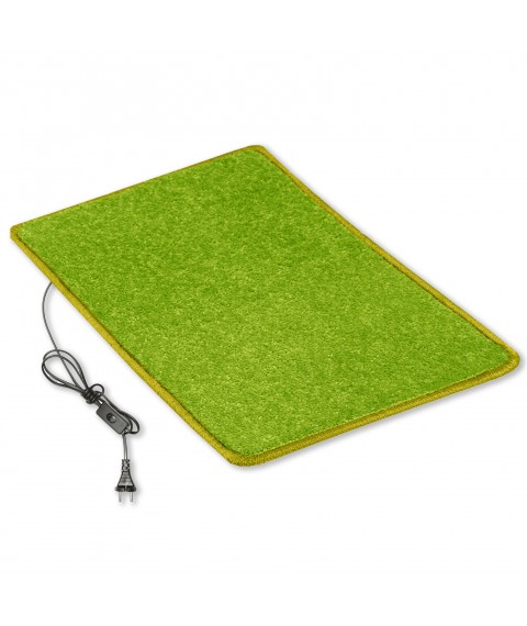 Heated mat 50x60 cm with thermal insulation and Comfort switch 'Color: light gray'