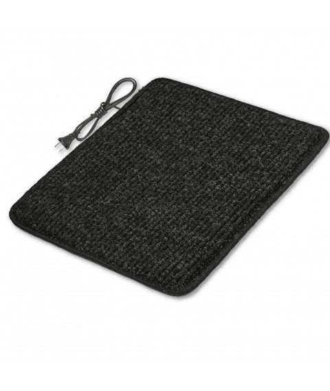 Heated mat 50x60 cm with thermal insulation Standard 'Color: dark gray'
