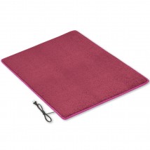 Килимок з підігрівом 100×100 см з термоізоляцією Комфорт &#039;Колір: темно-рожевий&#039;