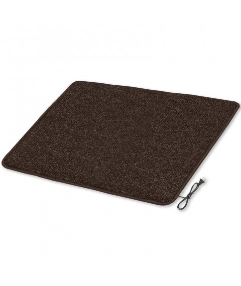 Heated mat 100x150 cm with thermal insulation Standard 'Color: dark red'