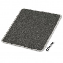 Heated mat 100x100 cm with thermal insulation Standard 'Color: dark gray'