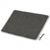 Heated mat 100x150 cm with thermal insulation Standard 'Color: dark gray'