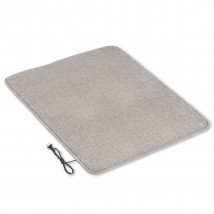 Heated mat 100x100 cm with thermal insulation Comfort 'Color: light gray'