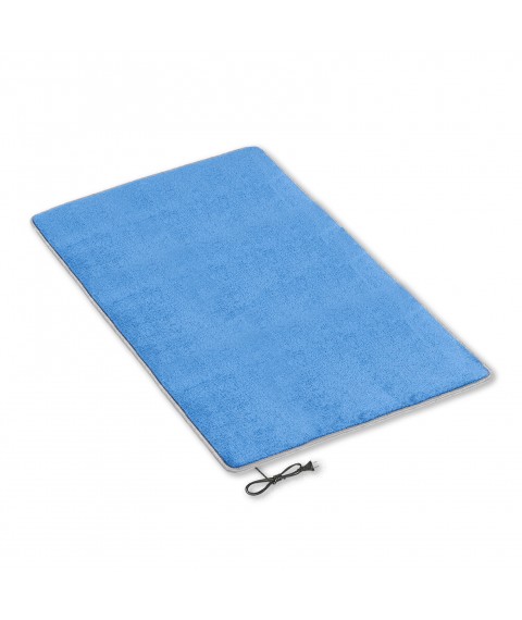 Heated mat 100×200 cm with thermal insulation Comfort 'Color: blue'