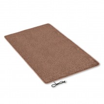 Heated mat 100×200 cm with thermal insulation Comfort 'Color: brown'
