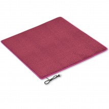 Heated mat 100x150 cm with thermal insulation Comfort 'Color: dark pink'