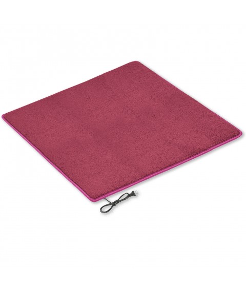 Heated mat 100×150 cm with thermal insulation Comfort 'Color: brown'