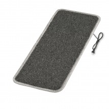 Heated mat 50x100 cm with thermal insulation Standard 'Color: dark gray' 039;