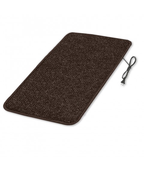 Heated mat 50x100 cm with thermal insulation Standard 'Color: dark red'