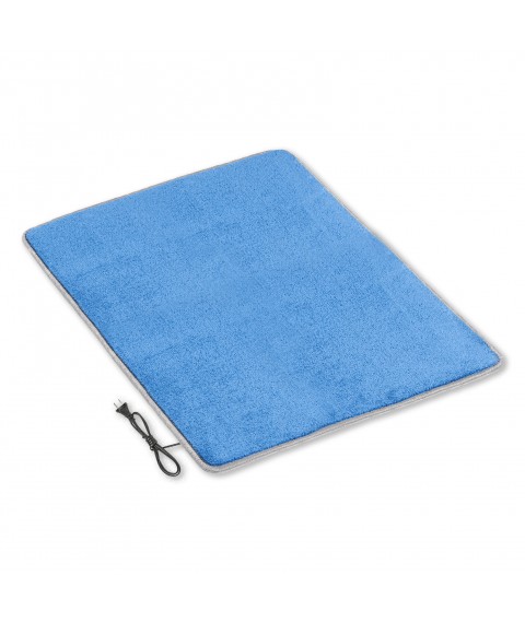 Килимок з підігрівом 100×100 см з термоізоляцією Комфорт &#039;Колір: синій&#039;