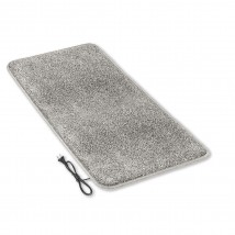 Heated mat 50x100 cm with thermal insulation Comfort 'Color: dark gray'