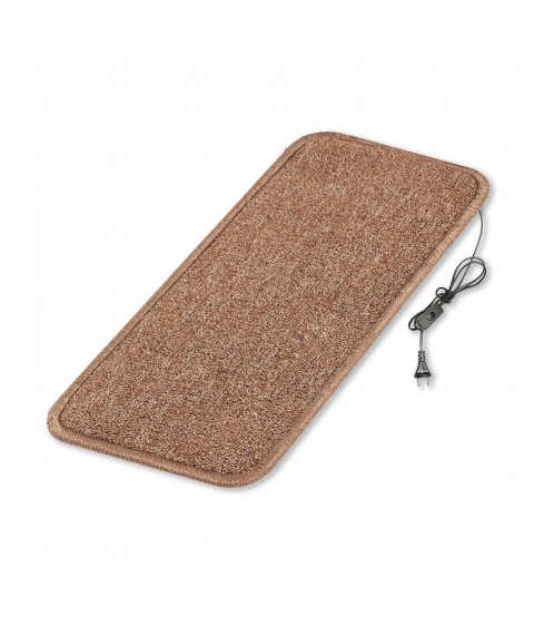 Heated mat 50x100 cm with thermal insulation and switch Standard 'Color: dark red'
