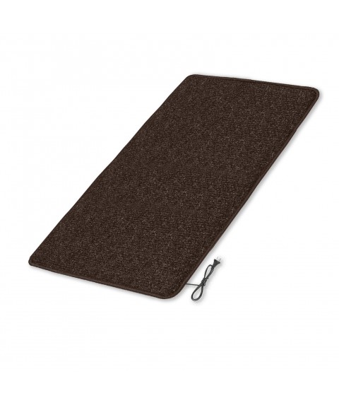 Heated mat 100x200 cm with thermal insulation Standard 'Color: dark red'