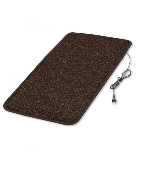Heated mat 50x100 cm with thermal insulation and switch Standard 'Color: dark gray'