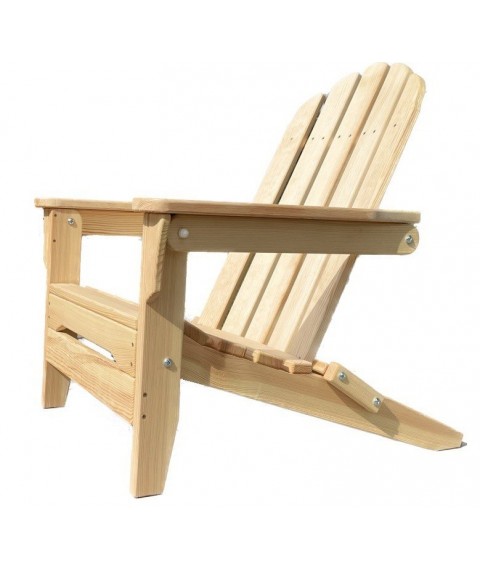 Розкладне дерев'яне крісло Adirondack; сосна; Модель 50; модель Карпати; CA-50-NC-00