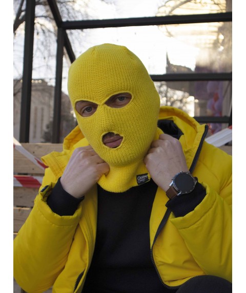 Custom Wear Face Off balaclava yellow