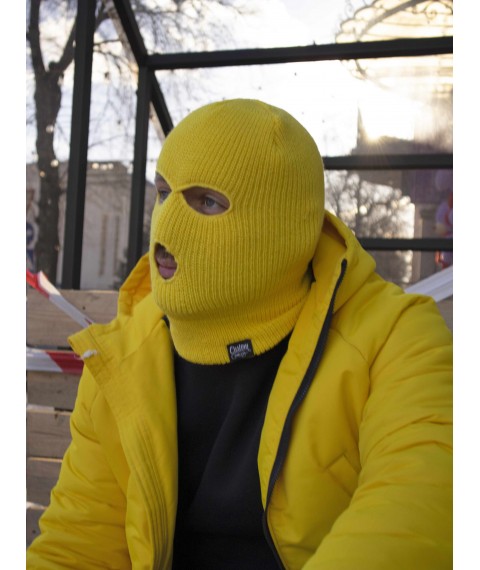 Custom Wear Face Off balaclava yellow