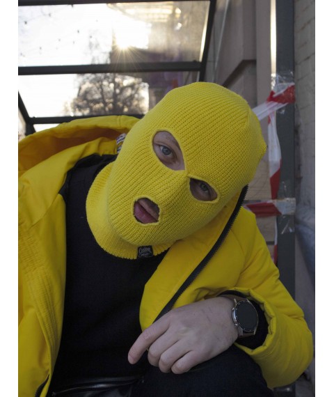 Custom Wear Face Off balaclava yellow