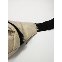 Бананка Custom Wear Triada Eco шкіра світло сіра