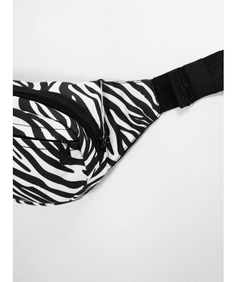 Бананка Custom Wear Triada Zebra white