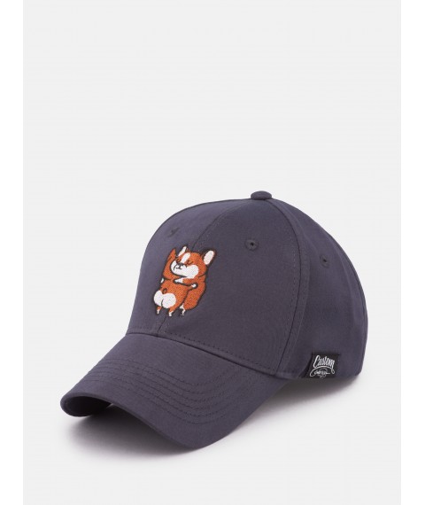 Custom Wear Corgi baseball cap dark gray
