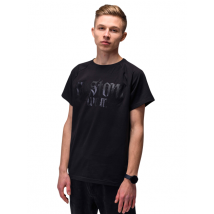 Футболка чорна Gothic logo Custom Wear S
