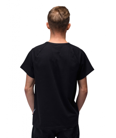Футболка чорна Gothic logo Custom Wear M