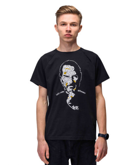 Футболка чорна Jobs Custom Wear S