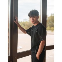 Oversized T-shirt Ronin Custom Wear reflective black S