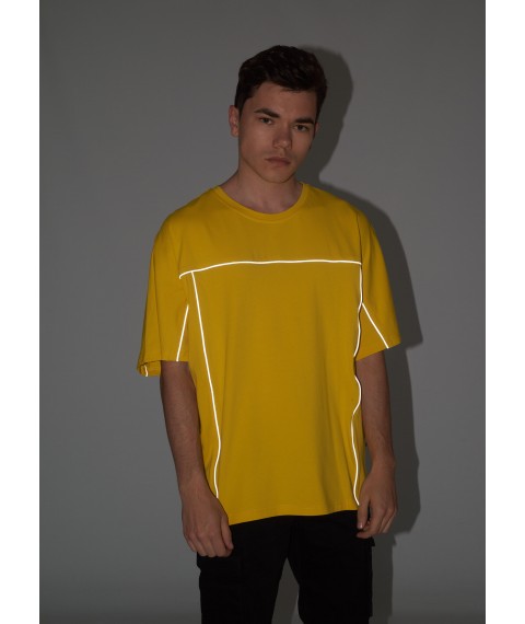 Oversized T-shirt Ronin Custom Wear reflective yellow S