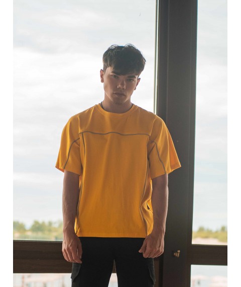 Oversized T-shirt Ronin Custom Wear reflective yellow S
