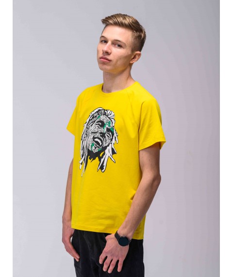 T-shirt yellow Marley Custom Wear M