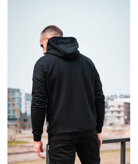 Custom Wear Teddy black XL oversized sports hoodie